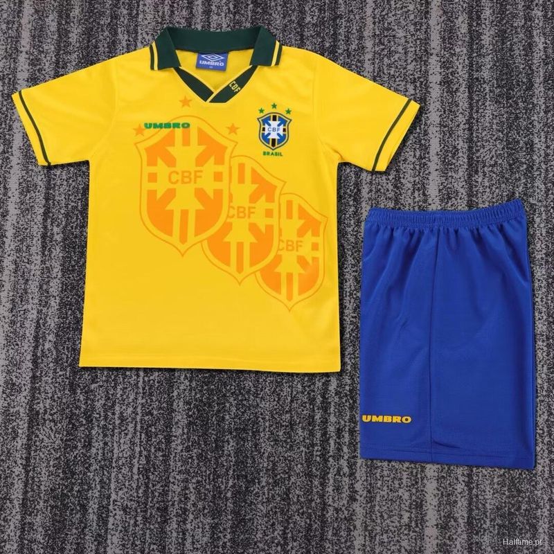 1994 Brazil Home Kids - RETRO