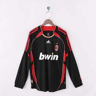 06-07 AC Milan Two-Passenger Long Sleeves  Fan Version - RETRO