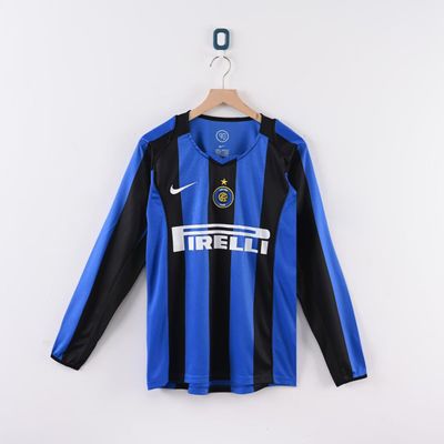 04-05 Inter Milan Home Long Sleeves Fan Version - RETRO