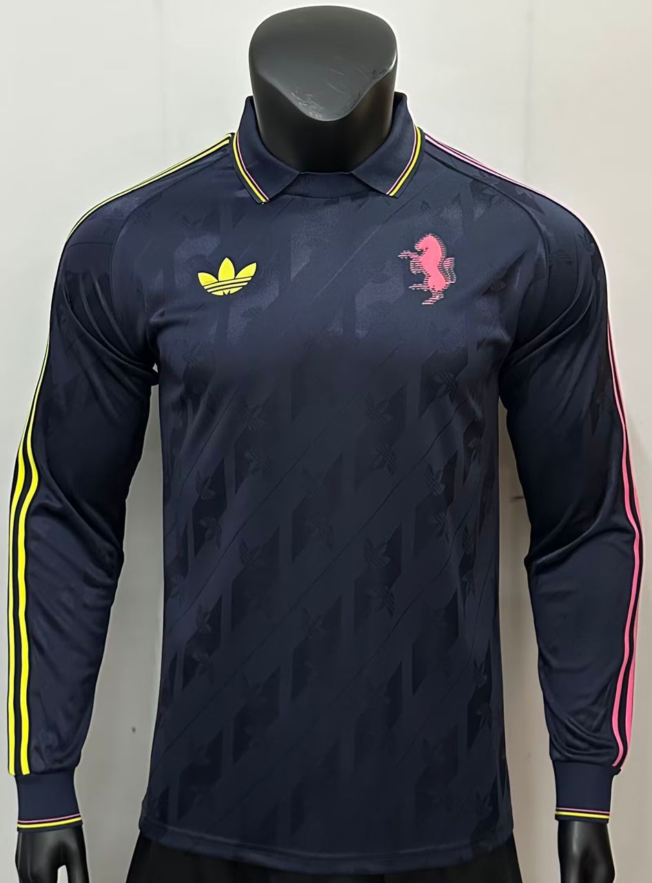 Leisure Juventus Long Sleeve Fan Version Black - RETRO
