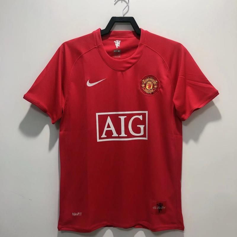 07-08 Manchester United Home League Edition Fan Version - RETRO
