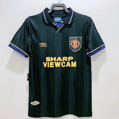 93-94 Manchester United Away Black Game Fan Version - RETRO