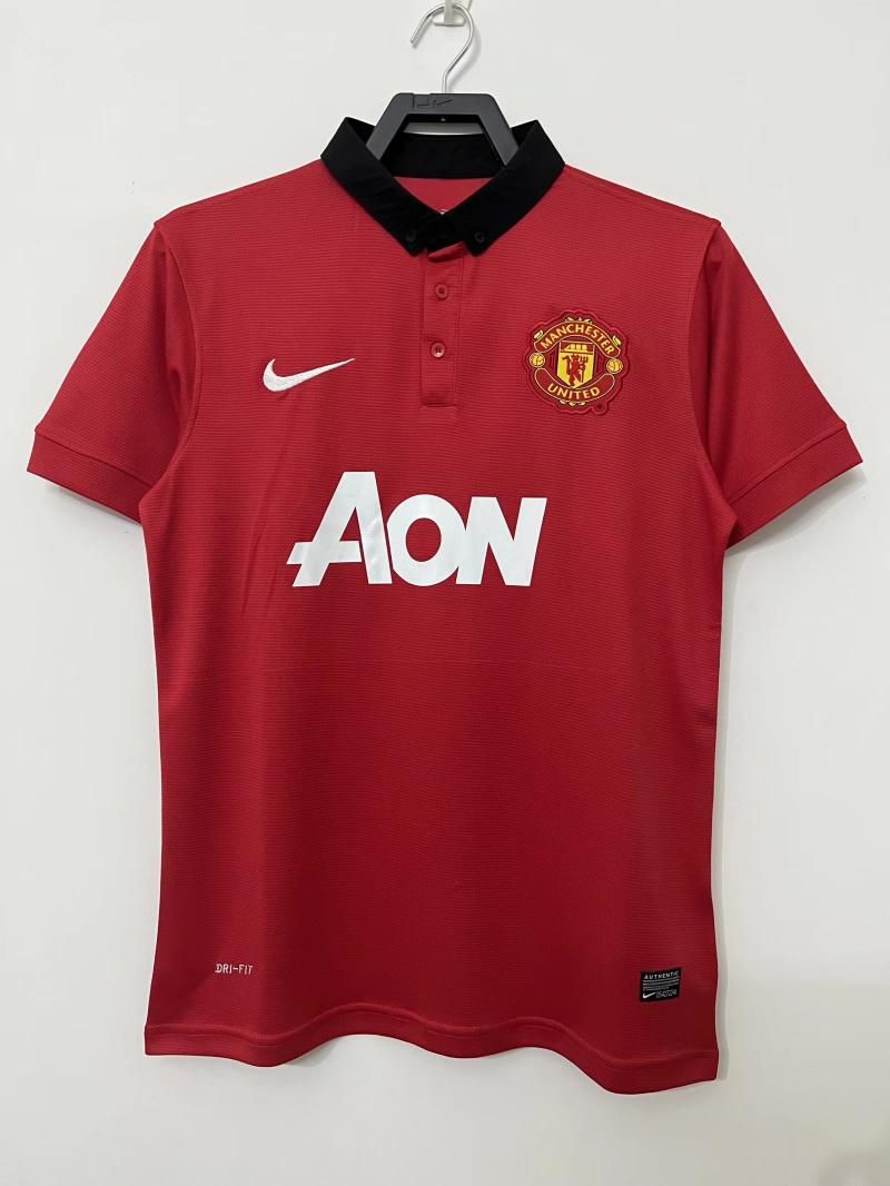 13-14 Manchester United Home Fan Version - RETRO