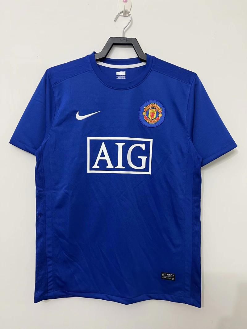 08-09 Manchester United Two Passenger Blue Fan Version - RETRO