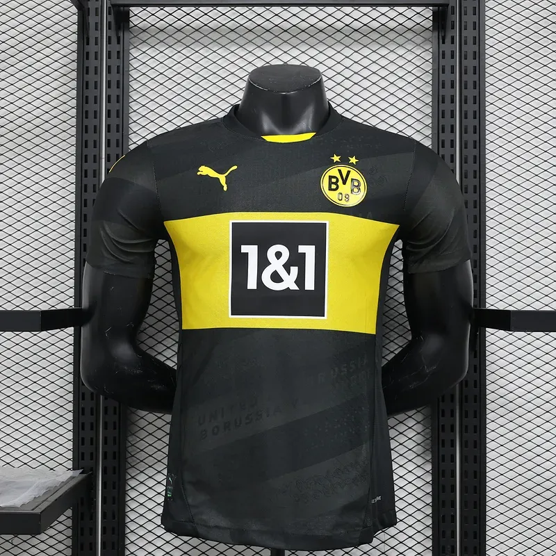 24-25 Borussia Dortmund Away Player Version Black Yellow