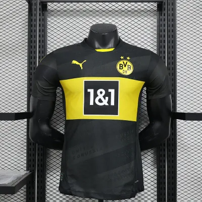 24-25 Borussia Dortmund Away Player Version Black Yellow