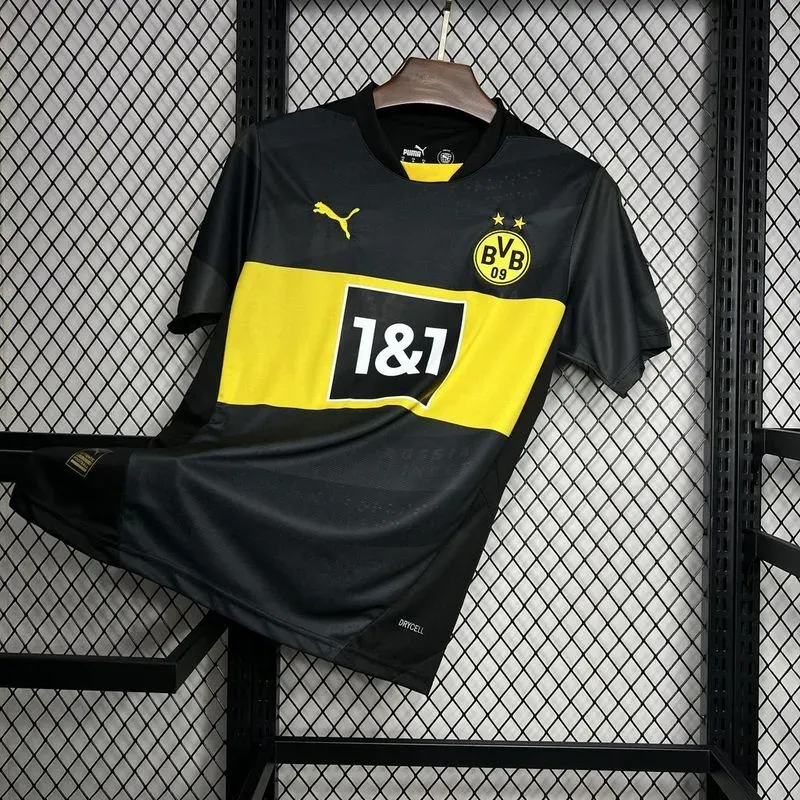 24-25 Borussia Dortmund Away Fan Version Black Yellow