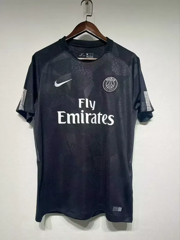 17-18 Paris Saint-Germain Third Away Fan Version Black