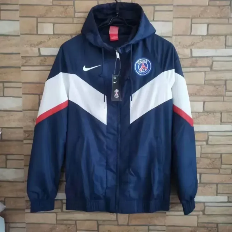 22-23 PSG Windbreaker Blue And White