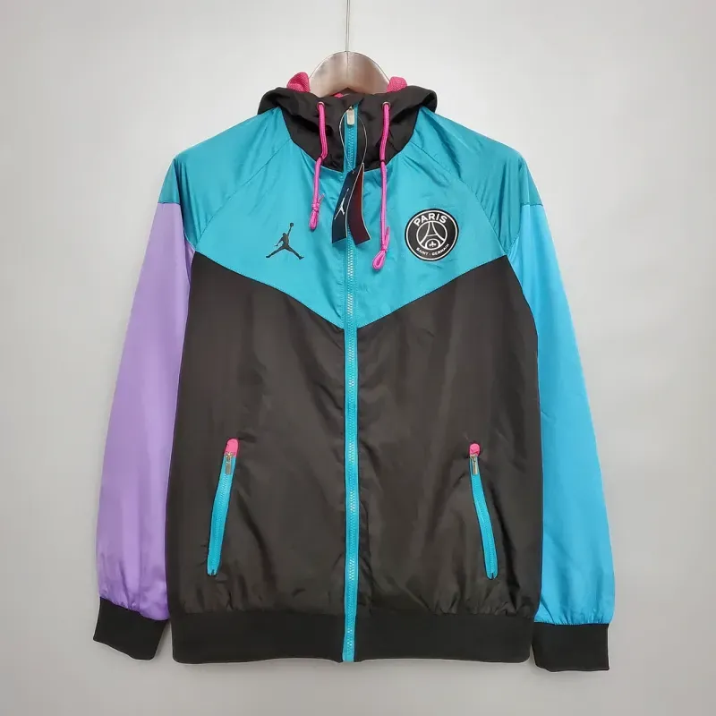 2021 Windbreaker PSG Black-Blue-Purple