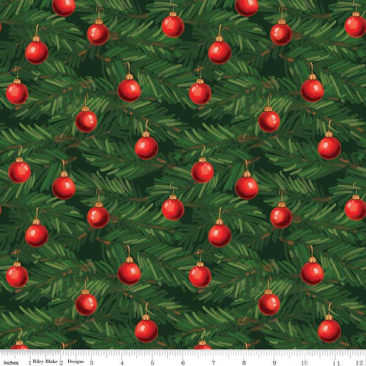 Riley Blake Christmas Wishes C15044 Green