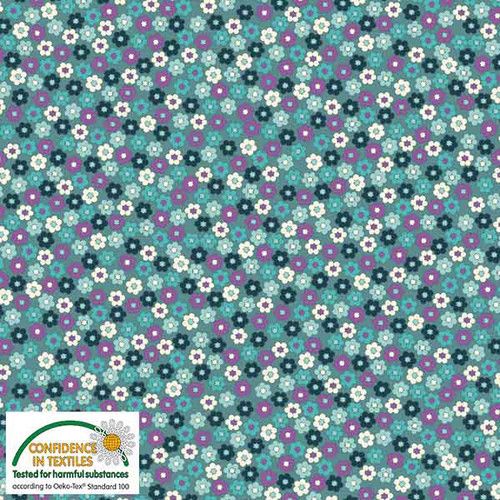 Stoffabrics  4518-068 Teal