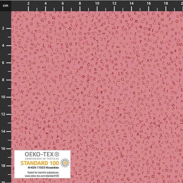 Stoffabrics 4515-293 Mauve ABC