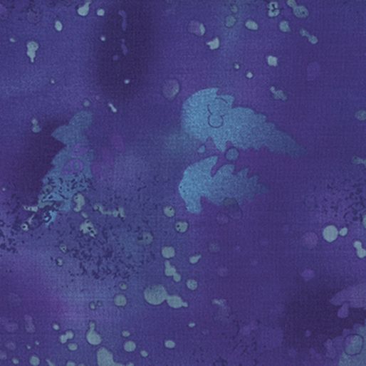 Benartex Fossil Fern BlueBerry Jam 0Q