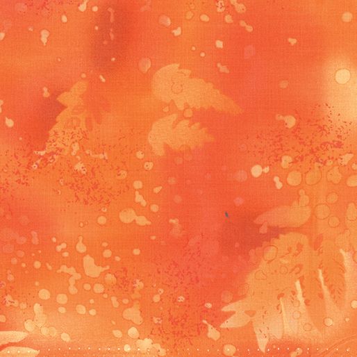 Benartex Fossil Fern Mandarine AA