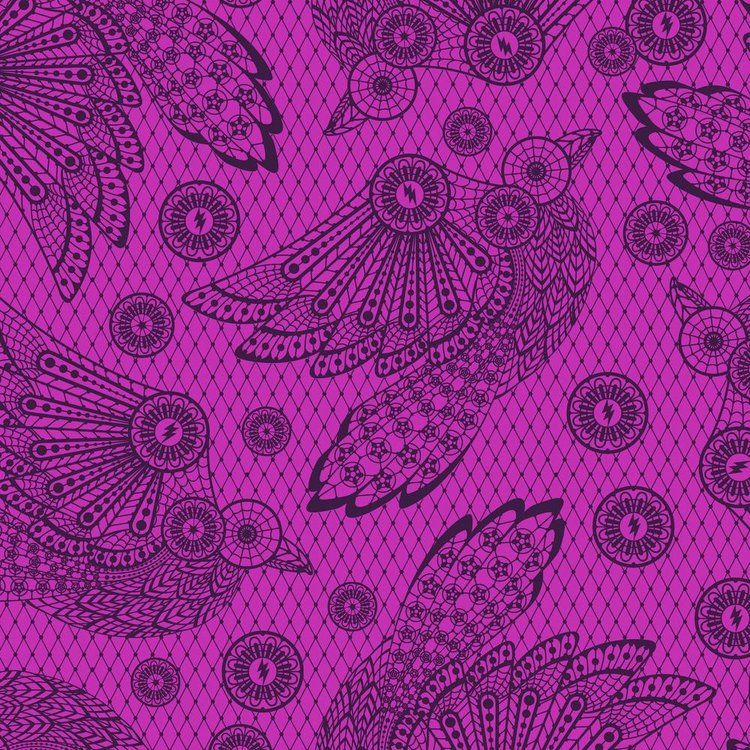 Free Spirit Nightshade Tula Pink Raven Lace