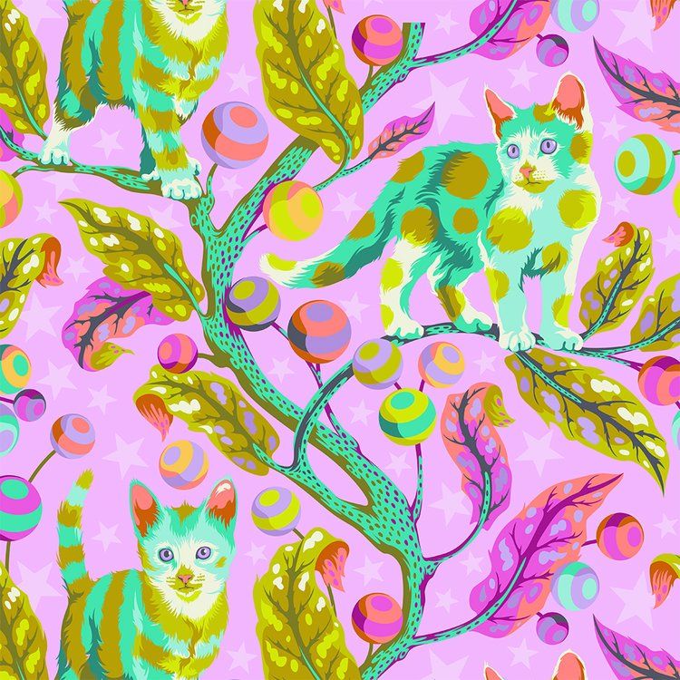Free Spirit Tabby Road Tula Pink Club Kitty