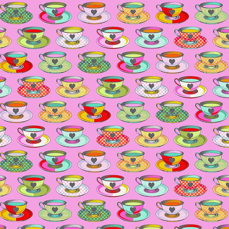Free Spirit Curiouser &amp; Curiouser Tula Pink Tea Time