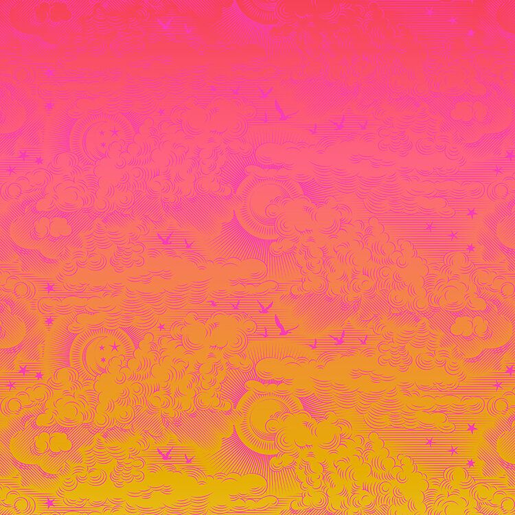 Free Spirit Daydreamer Tula Pink Little Fluffy Clouds Mango