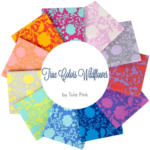 Free Spirit True Colors Wildflower Tula Pink 11 Fat Quarters