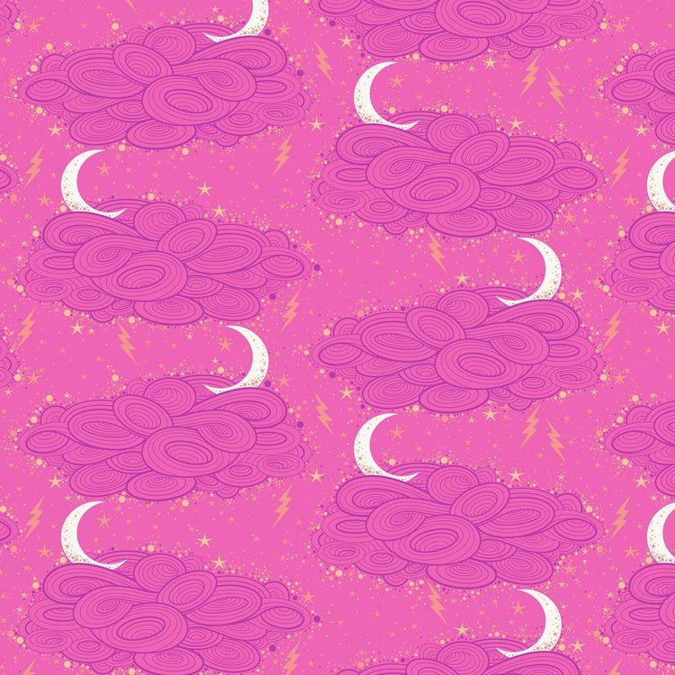 Free Spirit Nightshade Tula Pink Storm Clouds