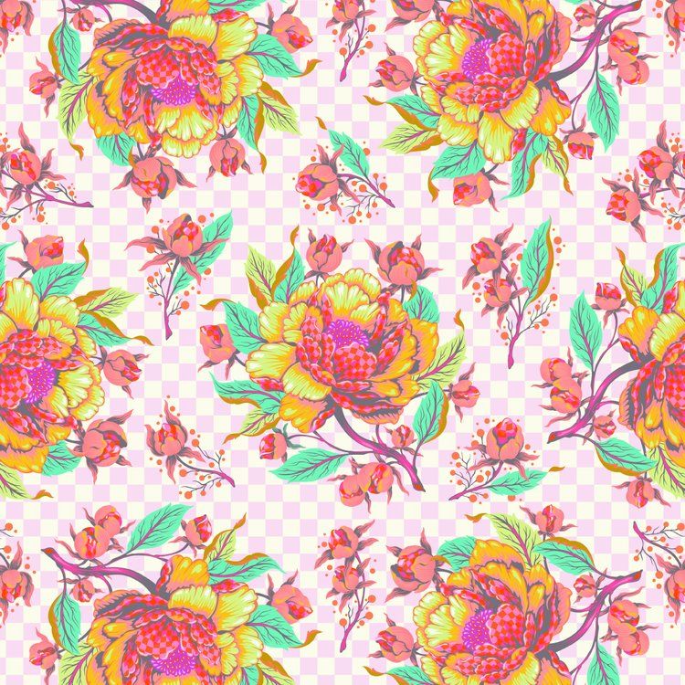 Free Spirit Untamed Tula Pink Peony For Your Thoughts Lunar