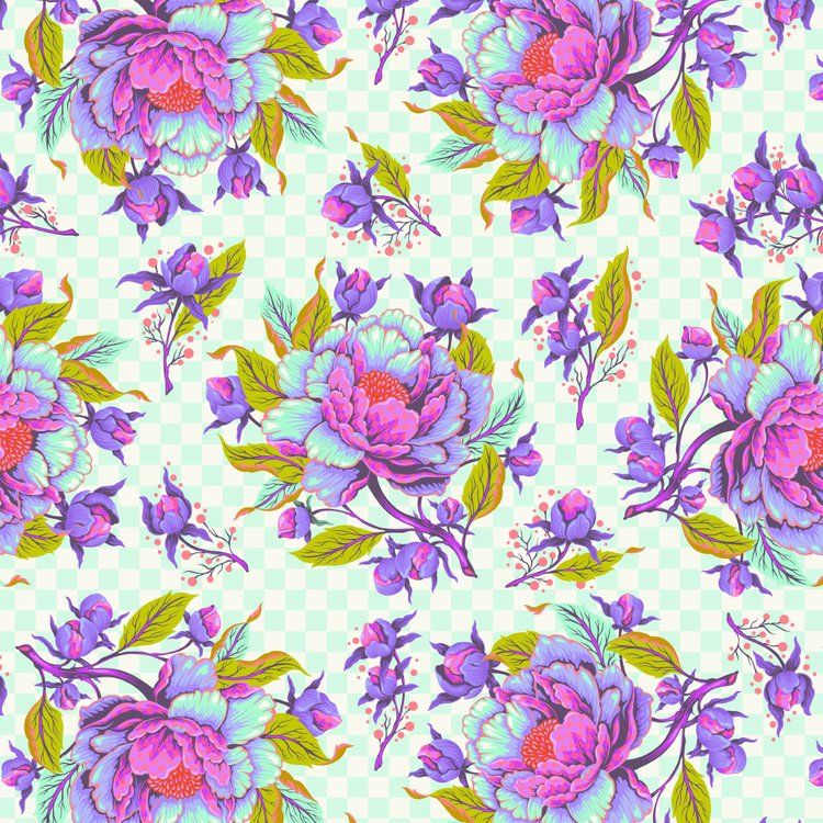 Free Spirit Untamed Tula Pink Peony For Your Thoughts Nova