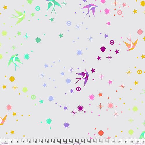 Free Spirit True Colors 108&quot; Tula Pink Fairy Dust XL Whisper