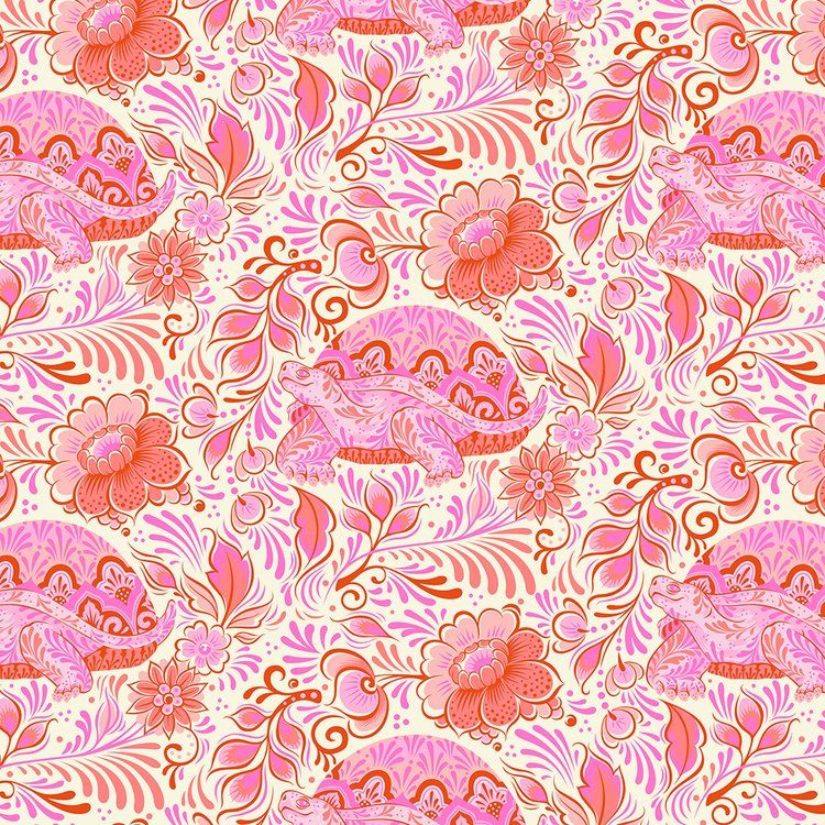 Free Spirit Besties Tula Pink No Rush Blossom