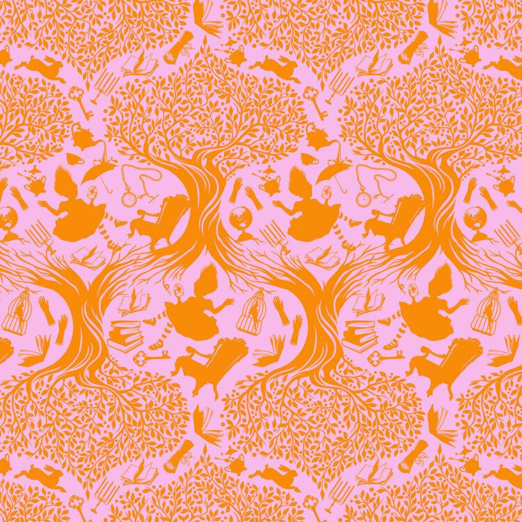 Free Spirit Curioser &amp; Curioser Tula Pink Down The Rabbit Hole