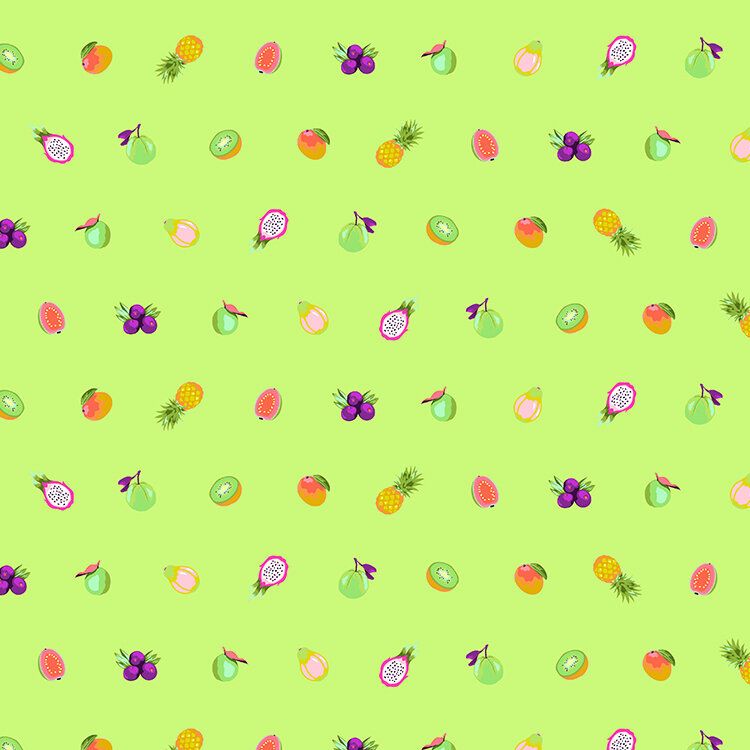 Free Spirit Daydreamer Tula Pink Forbidden Fruit Snacks Kiwi