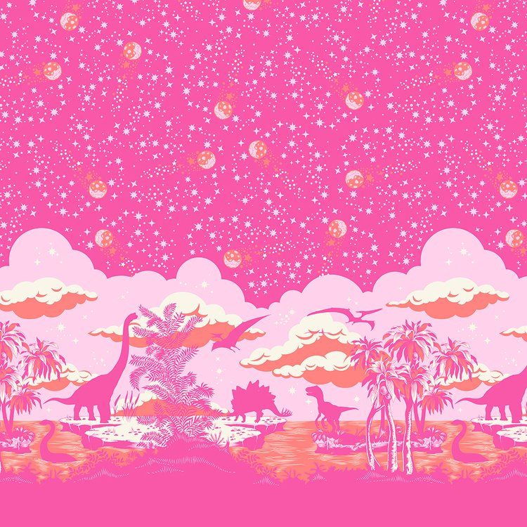 Free Spirit Roar! Tula Pink Meteor Shower Blush