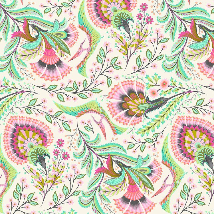 Free Spirit Roar! Tula Pink Wing It Blush