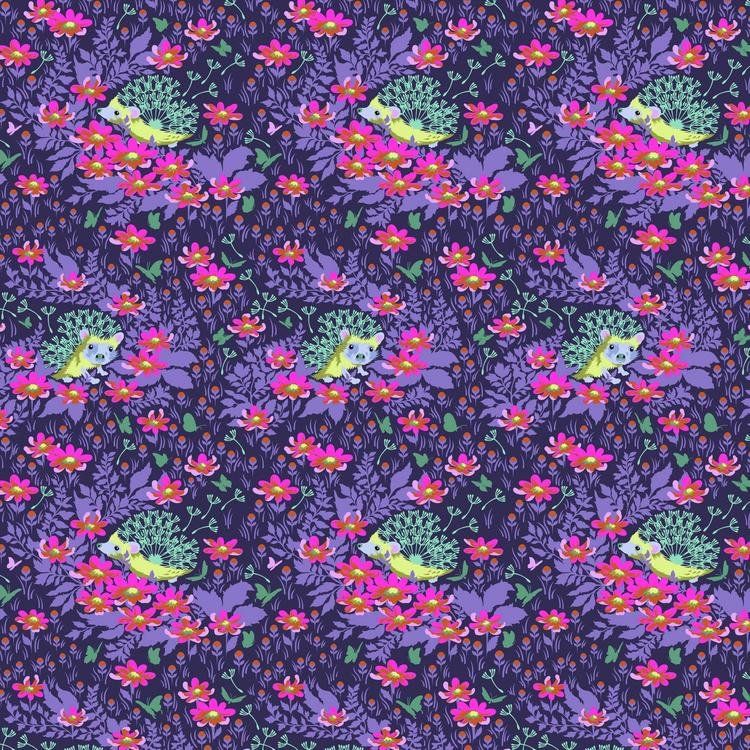Free Spirit Tiny Beasts Tula Pink Who&#39;s Your Dandy Glimmer