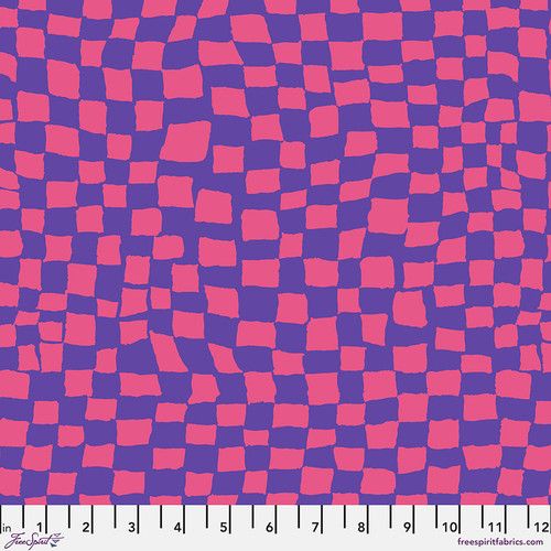 Free Spirit Kaffe Fassett Aug 24 Gameboard Purple