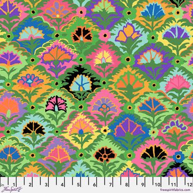 Free Spirit Kaffe Fassett Feb 24 Step Flower Multi