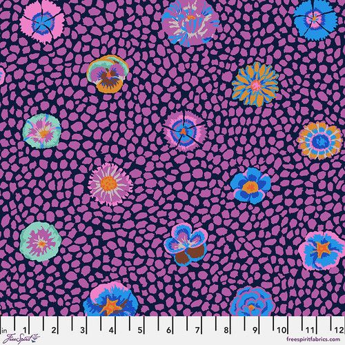 Free Spirit Kaffe Fassett Classics Guinea Flower Purple