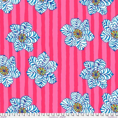 Free Spirit Kaffe Fassett Aug 23 Zebra Lily Pink