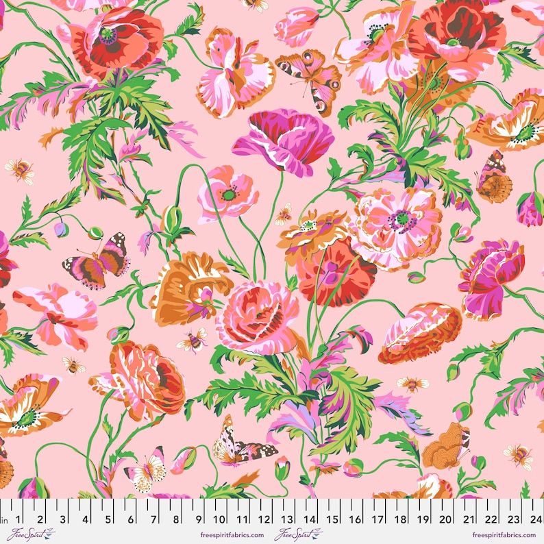 Free Spirit Kaffe Fassett Aug 22 Meadow Pastel
