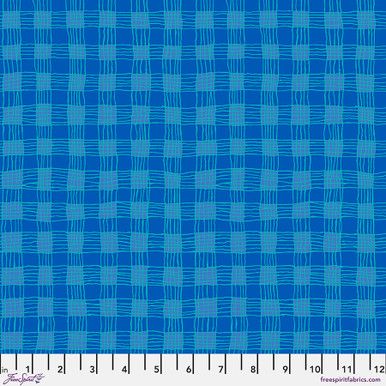 Free Spirit Kaffe Fassett Aug 23 Gingham Blue