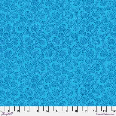 Free Spirit Kaffe Fassett Classics Aboriginal Dot Turquoise