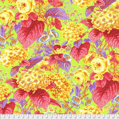 Free Spirit Kaffe Fassett Stash Rose And Hydrangea Citrus
