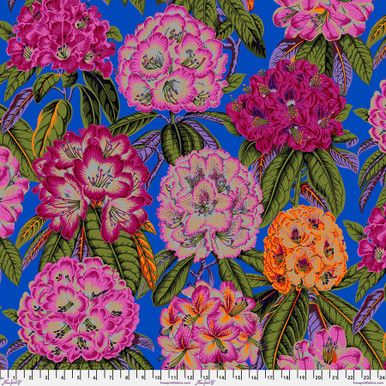 Free Spirit Kaffe Fassett Aug 23 Rhododendrons Magenta