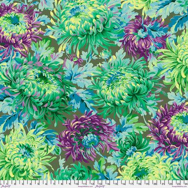 Free Spirit Kaffe Fassett Classics Shaggy Aqua