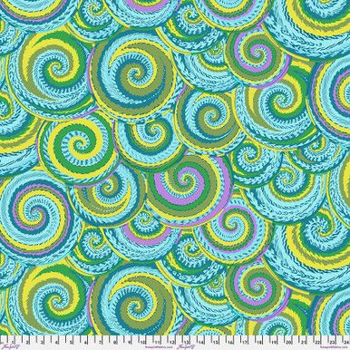 Free Spirit Kaffe Fassett Feb 24 Curly Baskets Green
