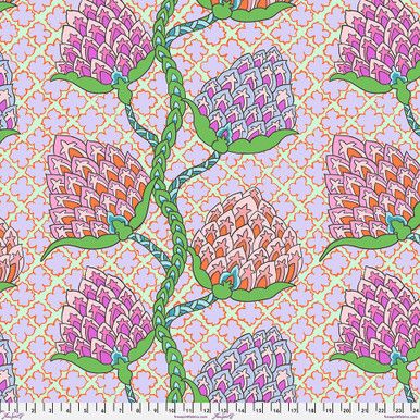 Free Spirit Kaffe Fassett Feb 24 Paisley Flowers Pastel