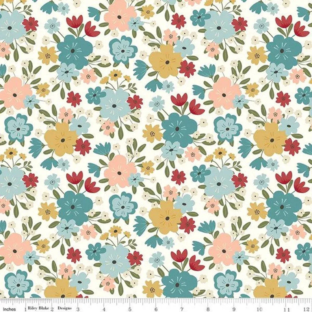 Riley Blake Ally&#39;s Garden C13240 Cream