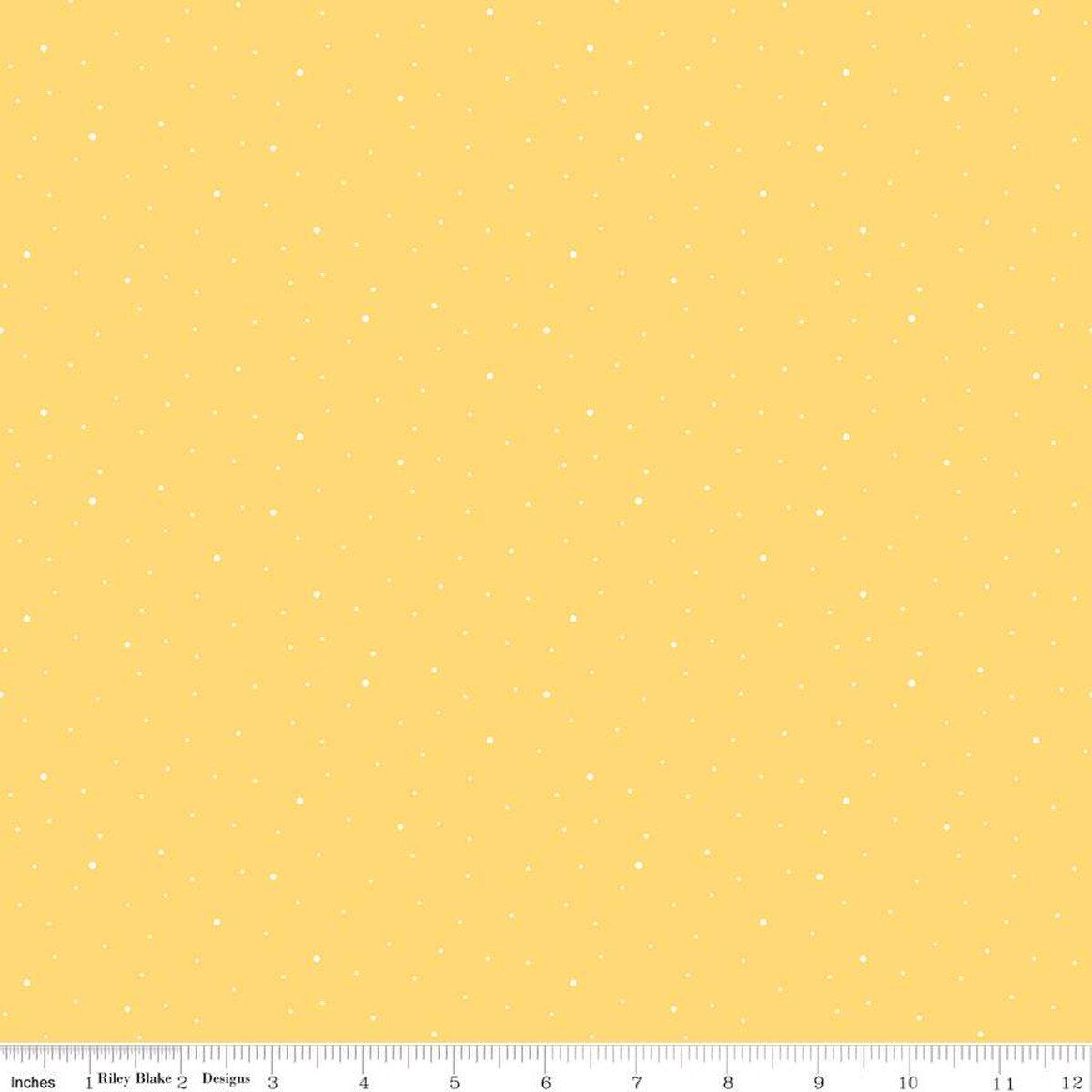 Riley Blake Dapple Dot C640 Buttercream