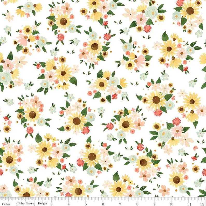 Riley Blake Homemade C13720 White