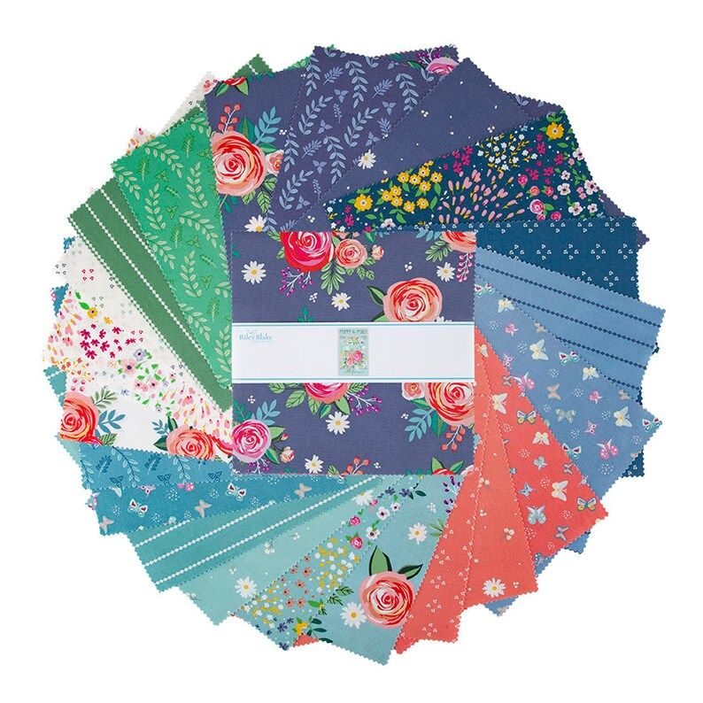 Riley Blake Poppy &amp; Posey Layer Cake